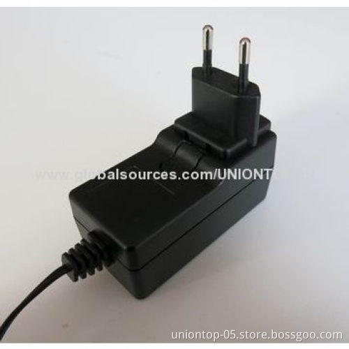CE/FCC/UL/RoHS 18W 12V0.5A AC/DC universal travel adapters for CCTV camera and LED light